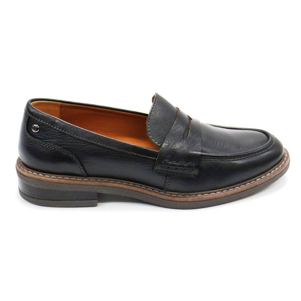 NEW PIKOLINOS women's aldaya w8j leather loafers in black